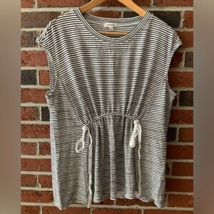 Striped tunic top